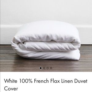 BedThreads King duvet in white NWOT